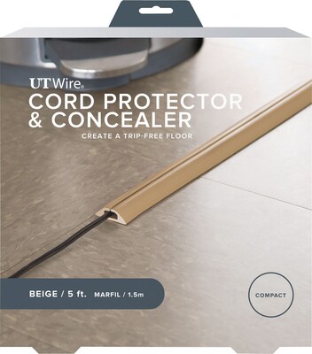 UT Wire 5' Cable Concealer, Beige (UTW-CPM5-BG)