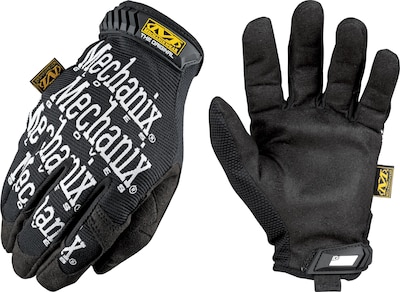 Mechanix Wear® Original® High Dexterity Gloves, Spandex/Synthetic, Hook & Loop Cuff, XL, Black