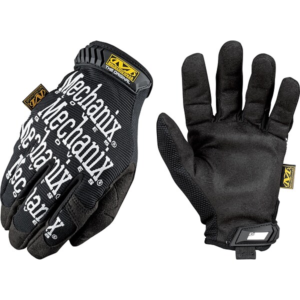 Mechanix Wear® Original® High Dexterity Gloves, Spandex/Synthetic, Hook & Loop Cuff, XL, Black