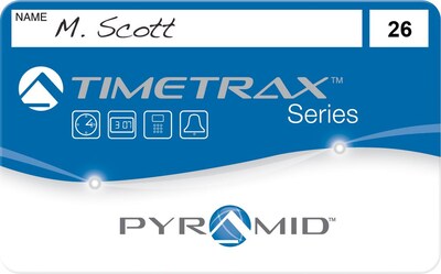 Pyramid TimeTrax Swipe Cards, 26-50