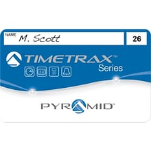 Pyramid TimeTrax Swipe Cards, 26-50