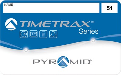 Pyramid TimeTrax Swipe Cards, 50/Pack (41304)