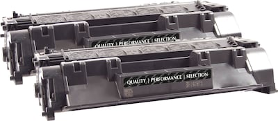 Quill Brand® Remanufactured Black Standard Yield Toner Cartridge Replacement for HP 80A (CF280AD), 2/Pack (Lifetime Warranty)