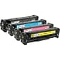 Quill Brand® Remanufactured Black/Cyan/Magenta/Yellow Standard Yield Toner Cartridge Replacement for HP 305A (CF370AM)