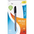 Paper Mate InkJoy 100 Ballpoint Stick Pens, Medium Point, Black Ink, 48/Pack (1921069/1951377)