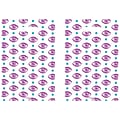 Medical Arts Press® Eye Care Scatter Print Bags, 9 x 13,  Eyes (50206)