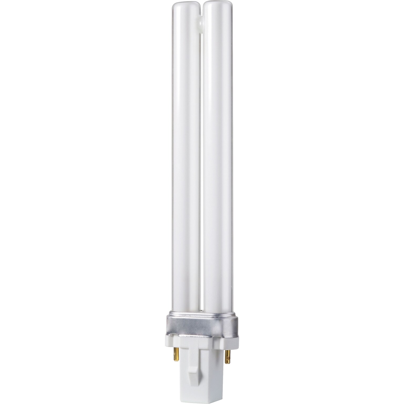 Philips Compact Fluorescent PL-S Lamp, 13 Watts, 2-Pin, Bright White, 10PK