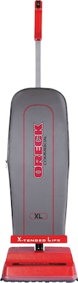 Oreck Commercial Endurolife V-Belt Upright Vacuum, Bagless Grey and Red (U2000RB-1)