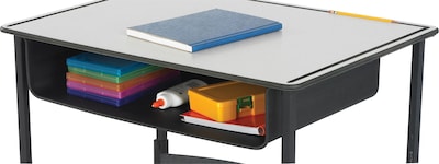 Safco AlphaBetter Book Box for Desks, Black  (1212BL)