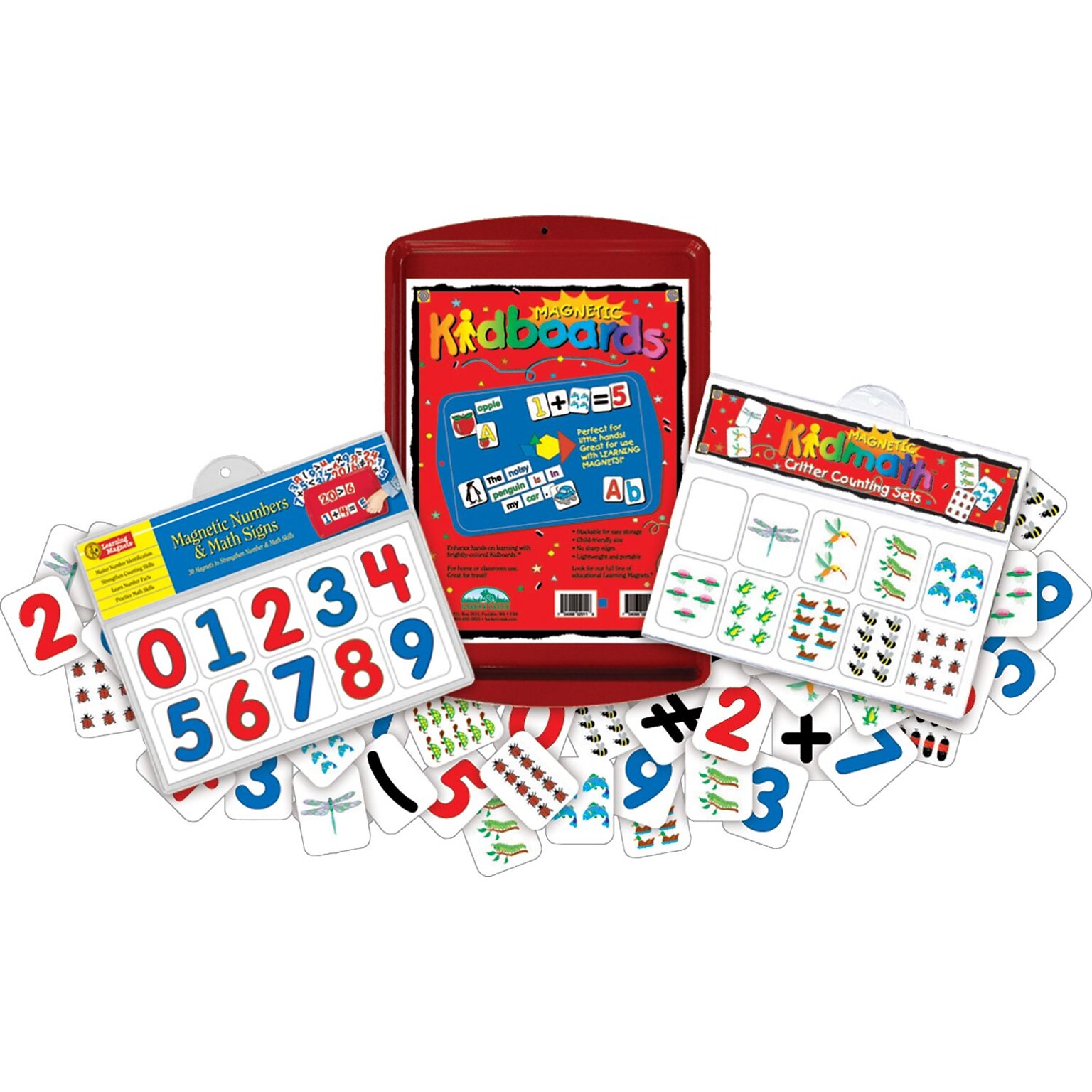 Barker Creek Learning Magnets Numbers Activity Kit, 51/Set (LM2410)