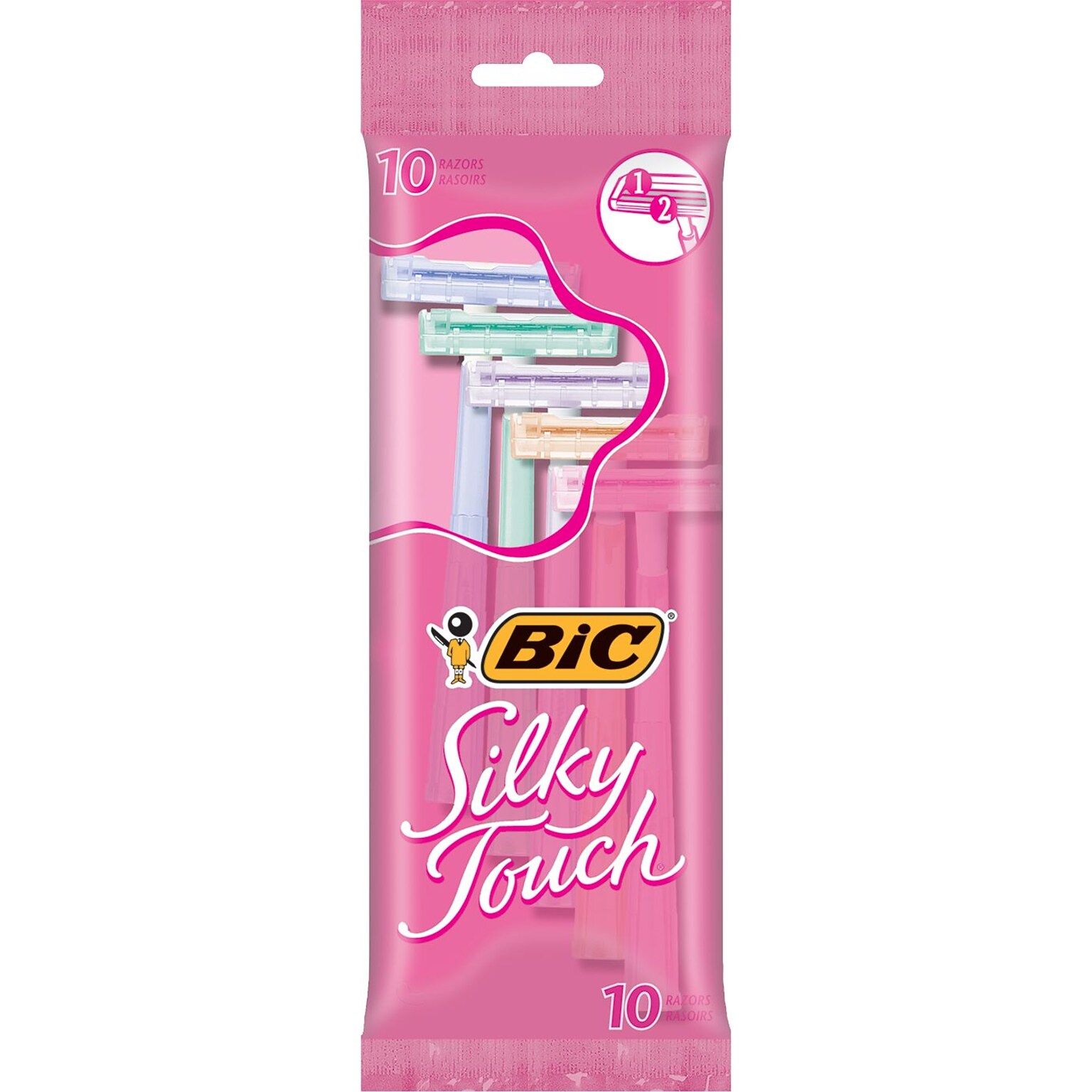 BIC® Twin Select™ Silky Shaver, 10/Pack (BICSTWP101)