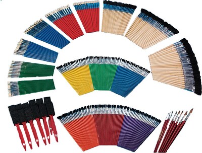 S&S® Paint Brush Starter Pack, 308/Pack