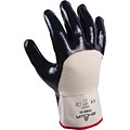 Best Manufacturing Company 1 Pair Coated Work Gloves, Blue & White