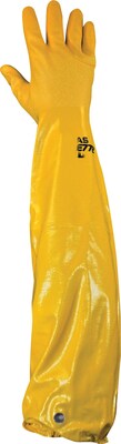 Best Manufacturing Company Yellow Chemical Resistant 1 Pair Nitrile Glove