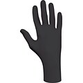 Best Manufacturing Company Black Accelerator Free 50/Pack Rolled & Beaded Disposable Gloves, L