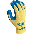 Best Manufacturing Company Blue Natural Rubber Palm Coated Work Gloves, 12/Pack