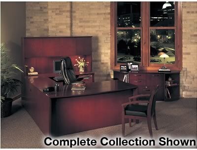 Safco® Corsica Collection In Sierra Cherry, Box/Box/File Pedestal for Credenza