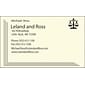 Custom 1-2 Color Business Cards, CLASSIC CREST® Baronial Ivory 80#, Flat Print, 1 Standard Ink, 2-Sided, 250/PK