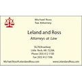 Custom 1-2 Color Business Cards, Ivory Index 110# Cover Stock, Raised Print, 2 Standard Inks, 1-Side