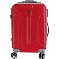 InUSA Boston Collection Red lightweight ABS 18.3 inch Carry-On Luggage (IUBOS00S-RED)