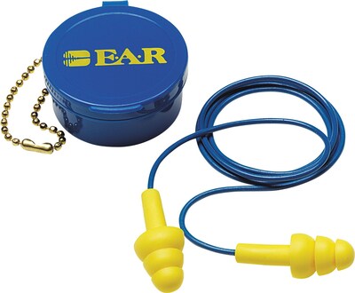 3M E-A-R™ UltraFit™ Corded Earplugs, Hearing Conservation, 50/Box