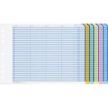 Code-A-Log 1-Year Refills, 7 a.m.-10 p.m., 15-minute Intervals, 4 Columns