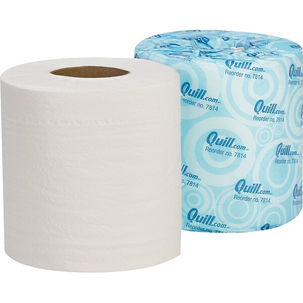 Quill Brand® Kitchen Paper Towels, 2-Ply, 85 Sheets/Roll, 30 Rolls/Carton  (7HH290)