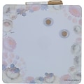 Cynthia Rowley Magnetic Dry-Erase Board, 12 x12, White Floral