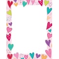 Great Papers! Dancing Hearts Birthday Letterhead, Multicolor, 80/Pack (2015017)