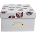 Cynthia Rowley Desktop Storage Box, Floral Dot