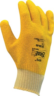 Best Manufacturing Company Yellow PVC Fully Coated 15/Pairs General Purpose Work Gloves, M
