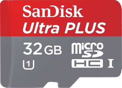 SanDisk® SD™ Cards; Mobile Ultra Micro SDHC™, 32GB, Class 10, With Adapter