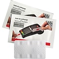 Ingenico Card Terminal Cleaning Card featuring Waffletechnology, 40 Cards per box
