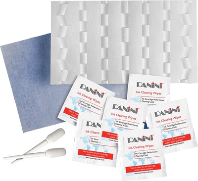 Panini Vision X / My Vison X Cleaning Kit, 25 Cards, 6 swabs, and 1 pack wipes per Kit