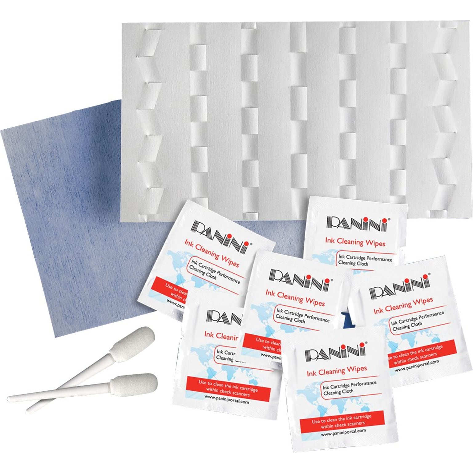 Panini Vision X / My Vison X Cleaning Kit, 25 Cards, 6 swabs, and 1 pack wipes per Kit