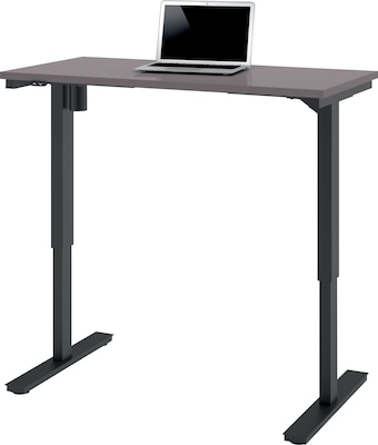 Bestar Universel 48W Electric Height-Adjustable Desk, Slate (65857-59)