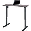 Bestar Universel 48W Electric Height-Adjustable Desk, Slate (65857-59)