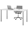 BestarÂ® 30&"x 60" Table with Square Metal Legs; White