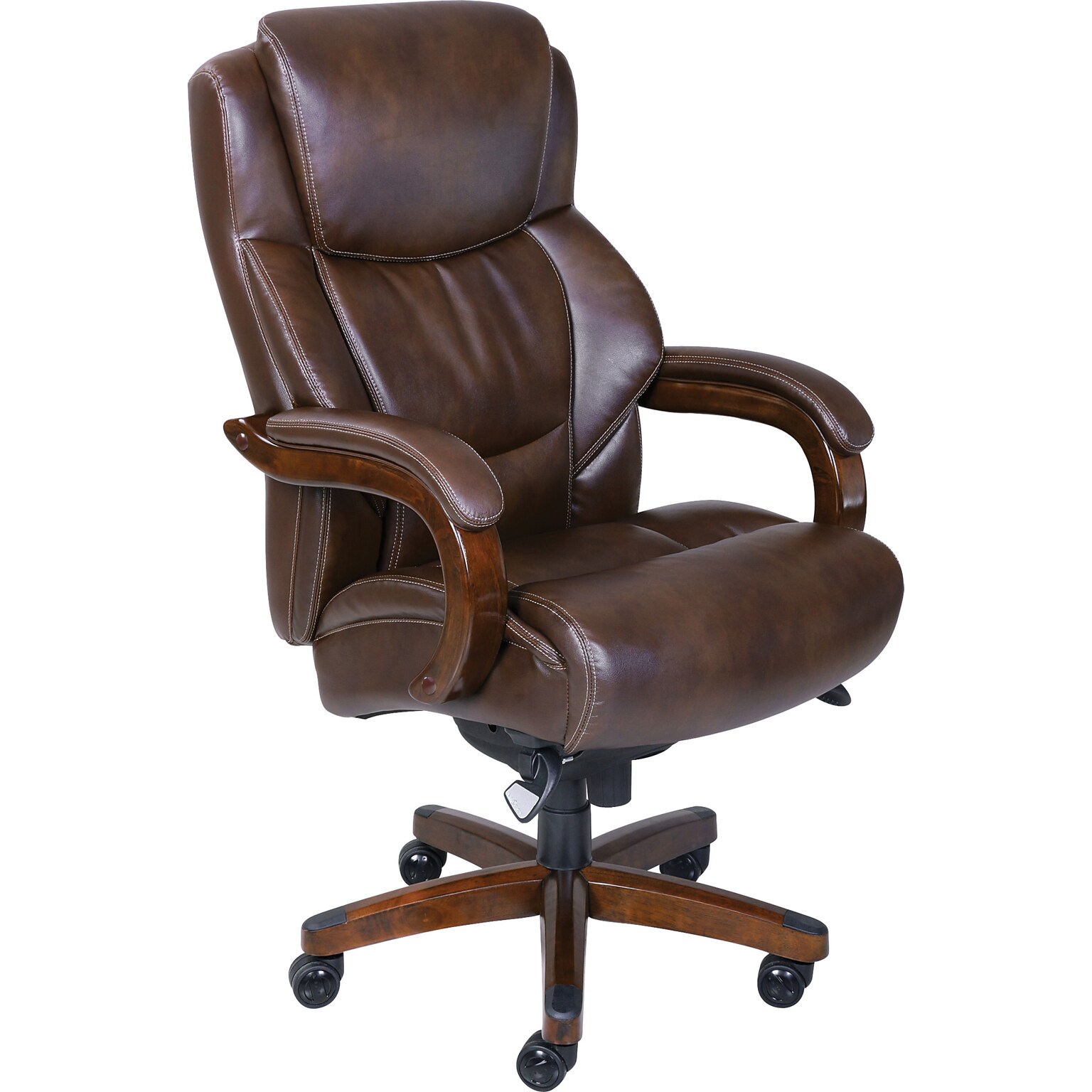 LaZBoy Delano Ergonomic Leather Executive Big & Tall Chair, 400 lb