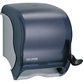 San Jamar® Element™ Lever Roll Towel Dispenser, Transparent Black Pearl, Each (SAN T950TBK)
