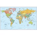 Rand McNally Signature Laminated World Wall Map