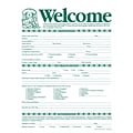 Medical Arts Press® Welcome Registration Form,  Pets at Left