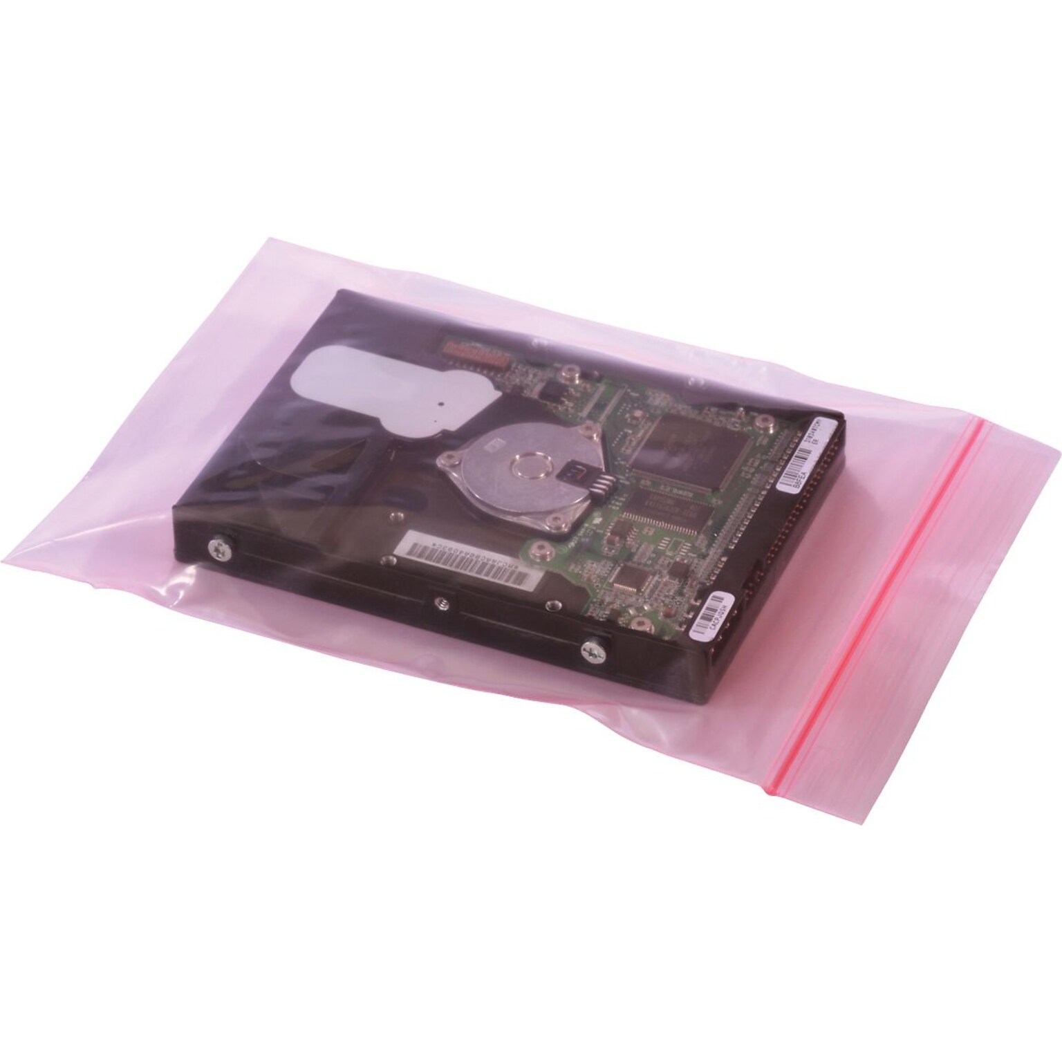 12 x 12 Reclosable Poly Bags, 4 Mil, Pink, 500/Carton (PBAS2170)