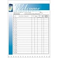 Medical Arts Press® Designer Privacy Sign-In Sheets,  Blue Eye Chart