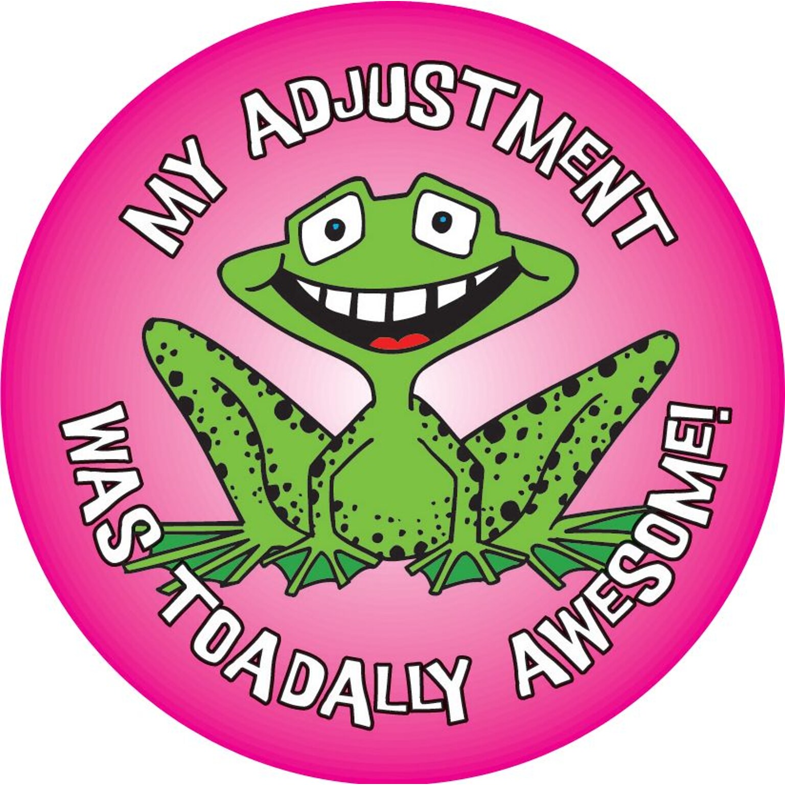 Medical Arts Press® Chiropractor Stickers,  Frog