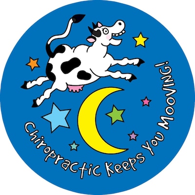 Medical Arts Press® Chiropractor Stickers,  Cow