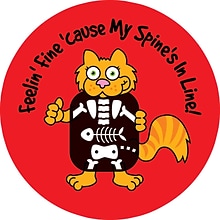 Medical Arts Press® Chiropractor Stickers,  Cat