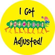 Medical Arts Press® Chiropractor Stickers,  Caterpillar