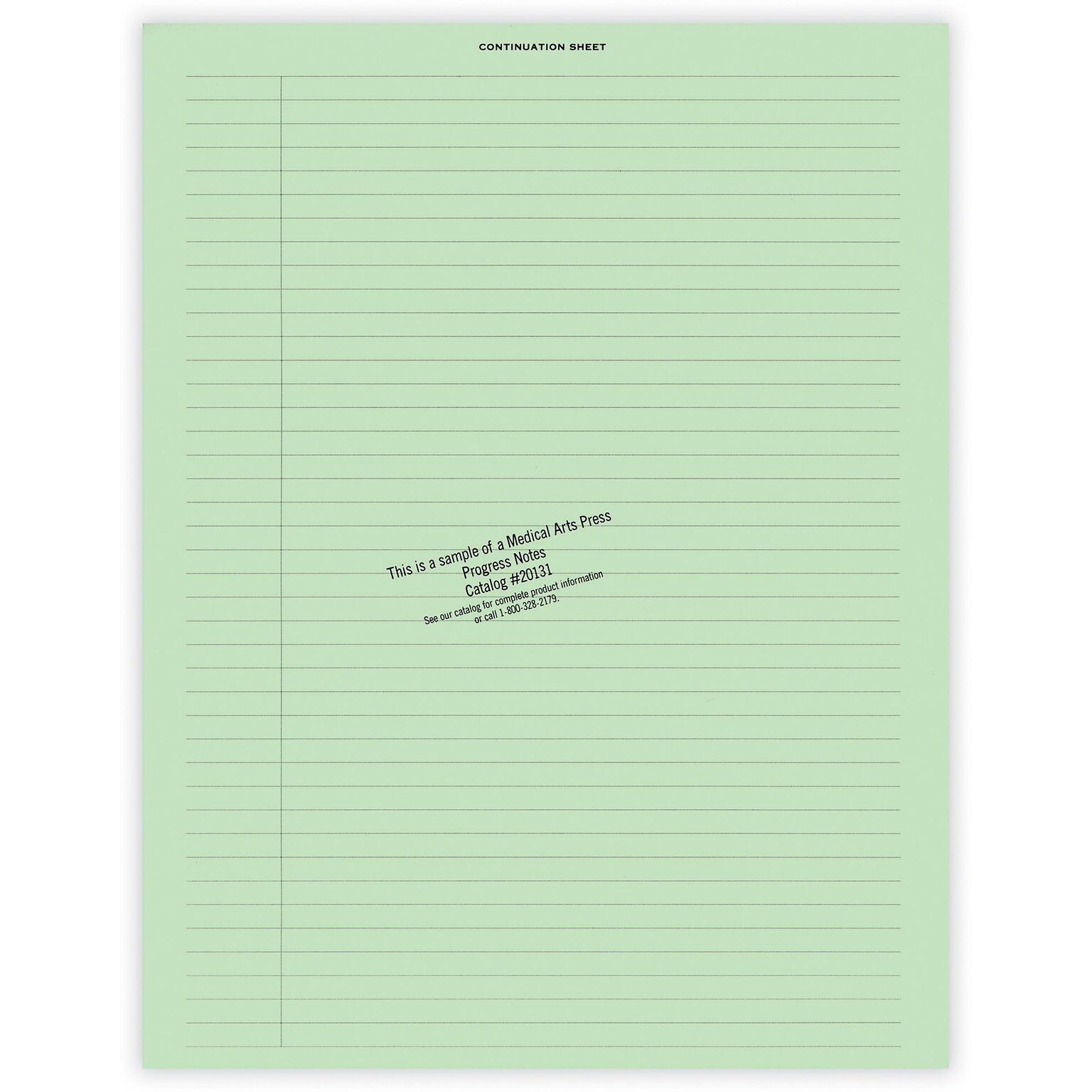 Medical Arts Press®  Continuation Notes, Green