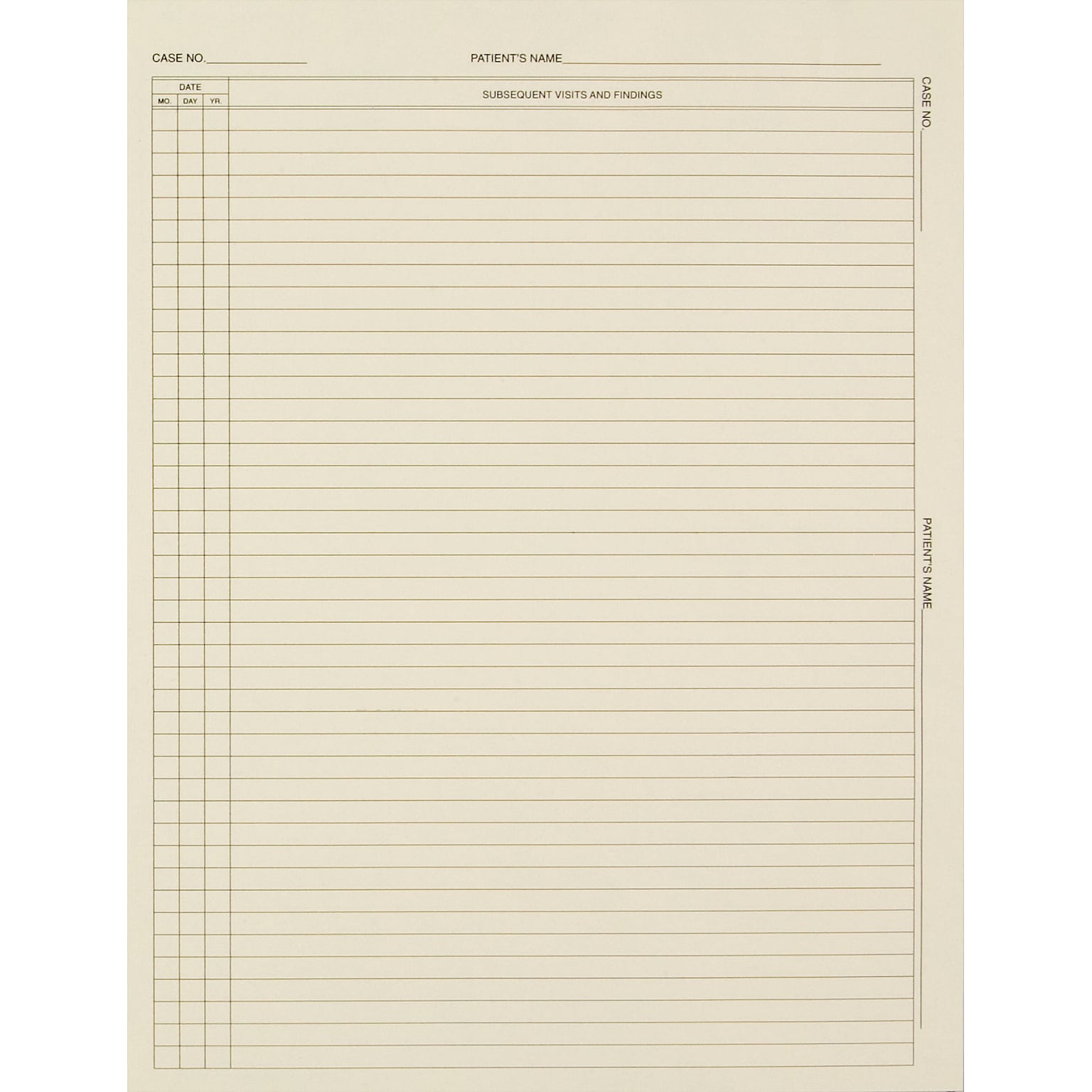 Medical Arts Press®  Progress Notes, Horizontal and Vertical ID, Ivory